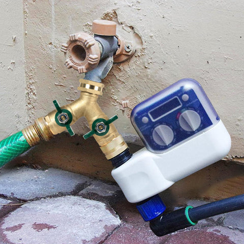 STYDDI two-way outlet emphasizes high flow and shutoff control.
