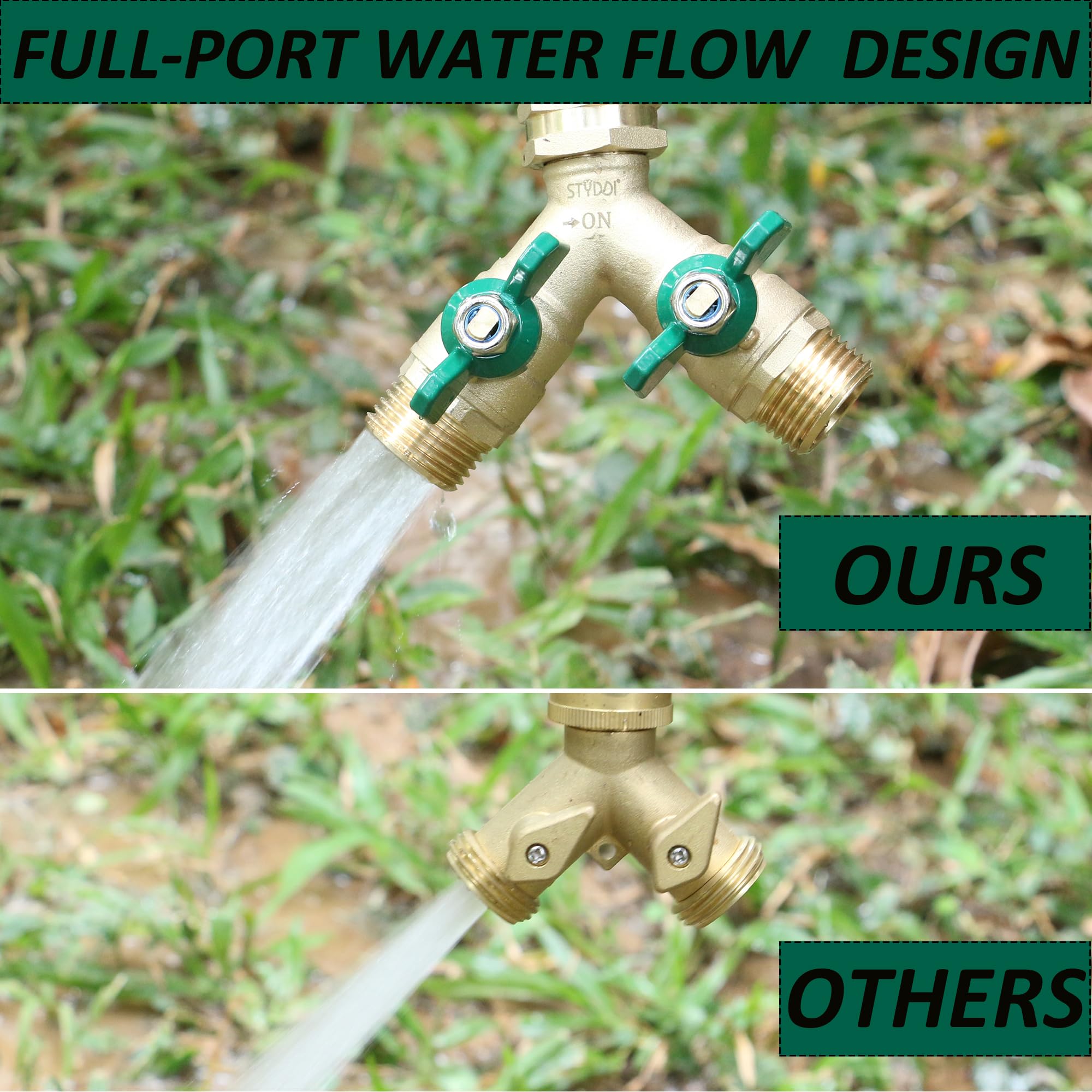 STYDDI patented design badge signals innovative outdoor plumbing solution.