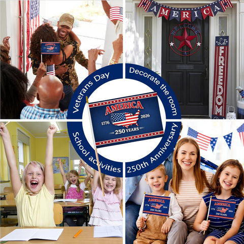 Style-A Flag 12-pack supports large events such as ceremonies and family gatherings.