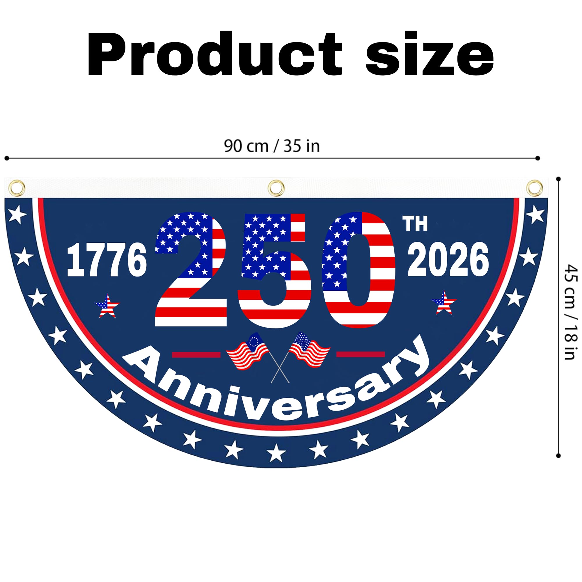 Style A 1.5x3 ft flag on door or porch elevates outdoor decor.