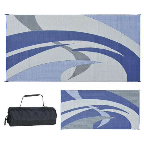 Stylish Camping 159183 reversible mat folded for compact storage and quick packing