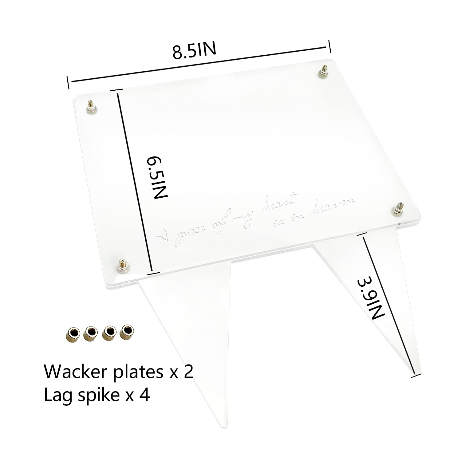 Suaific 5x7 photo area inside frame, easy replacement