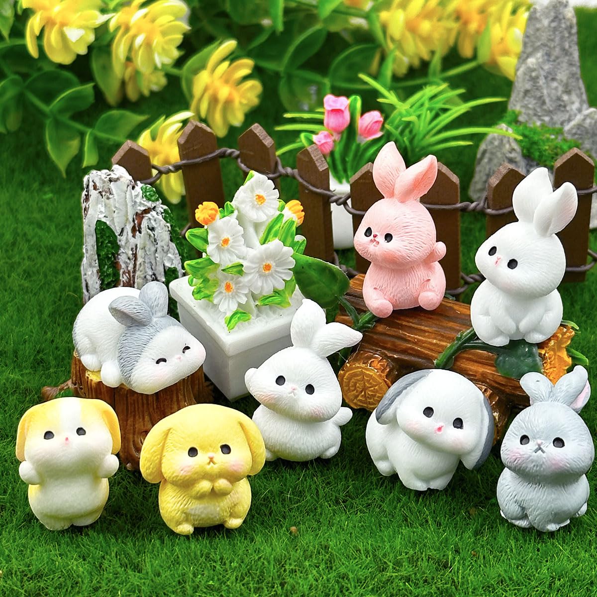 Suartus cute bunny minis designed after real rabbits for realism.