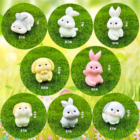 Suartus tiny resin ornaments suitable as cupcake toppers and gifts.