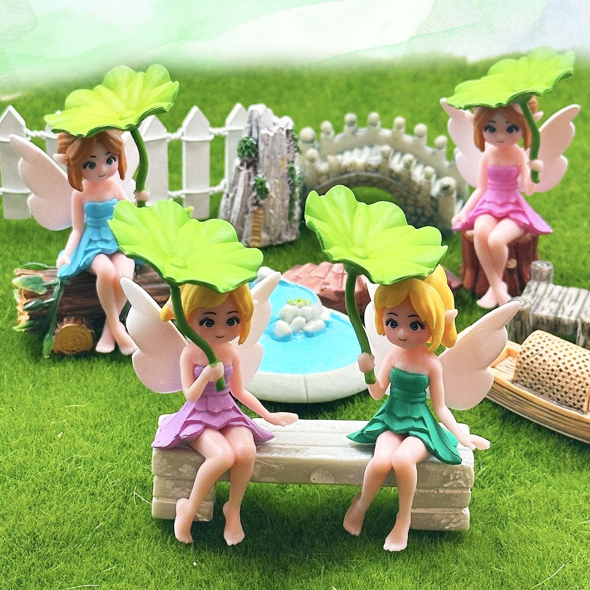 Suartus resin fairy set makes delightful gifts for crafters and hobbyists