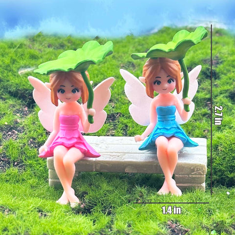 Suartus fairy figurine close-up reveals detailed resin texture and durable craftsmanship