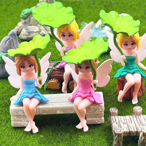 Suartus tiny elf figurines fit small pots and micro landscapes gracefully