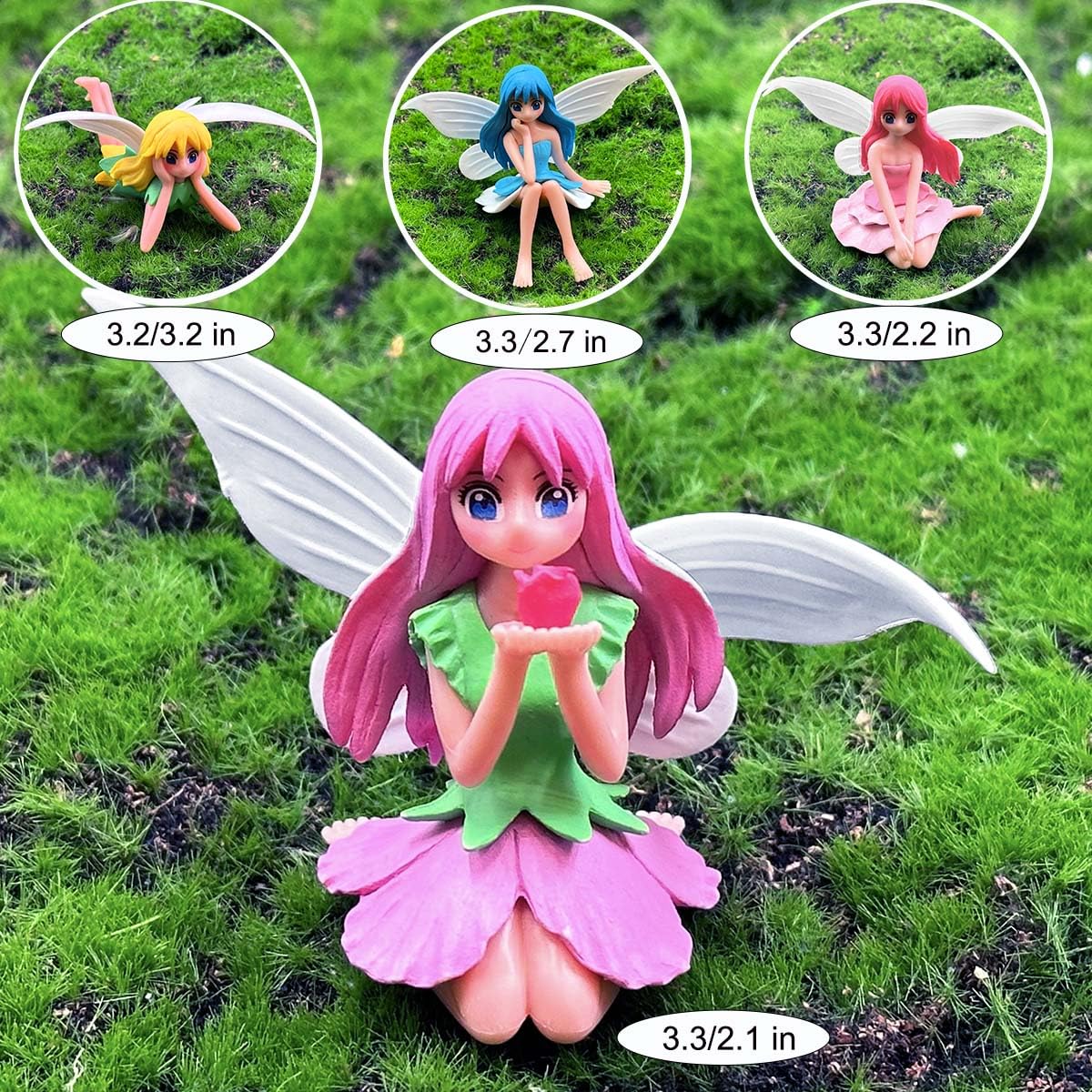 Suartus small elf figurines with 3D detail for charming micro landscapes.
