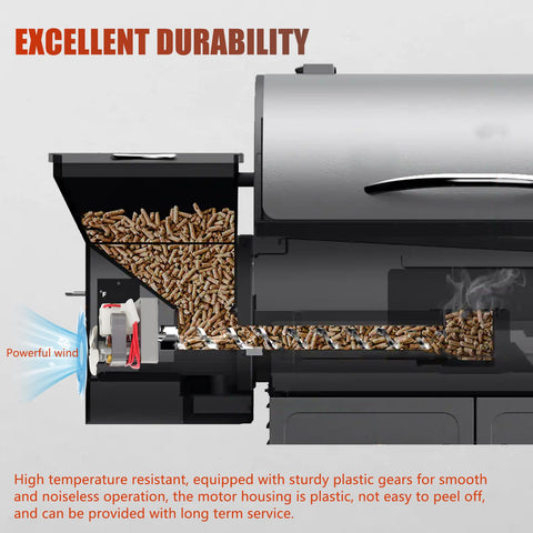 Subody Cldkz auger motor built with durable plastic gears for long-lasting use