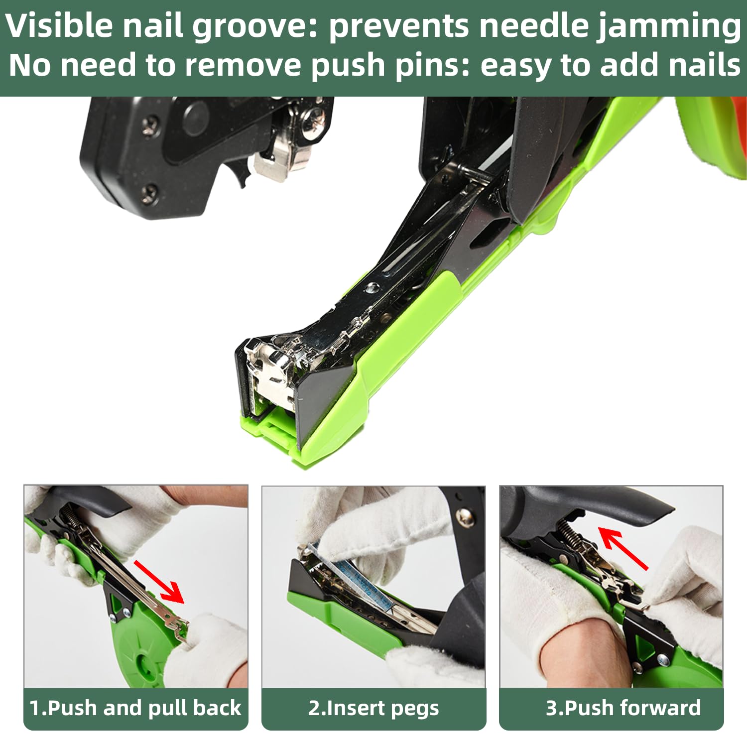 No-disassembly needle design speeds setup and use