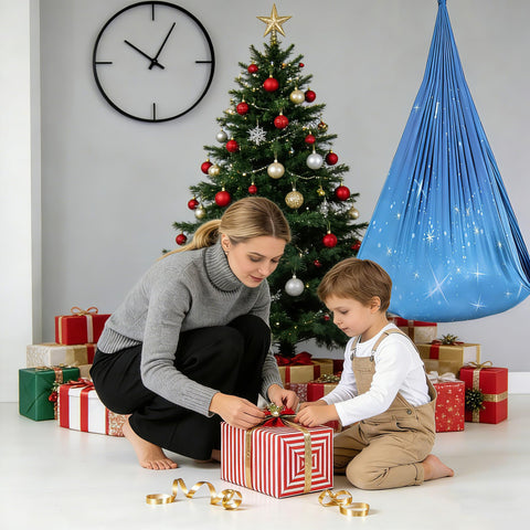 Suchdeco swing supports up to 300 lbs for families.