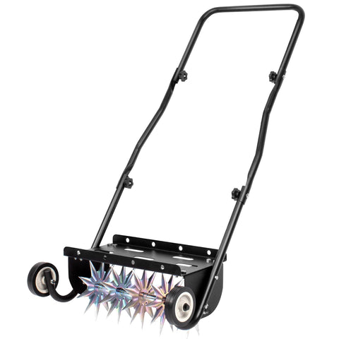 Suchtale 18-Inch aerator star-tine close-up penetrates soil for roots