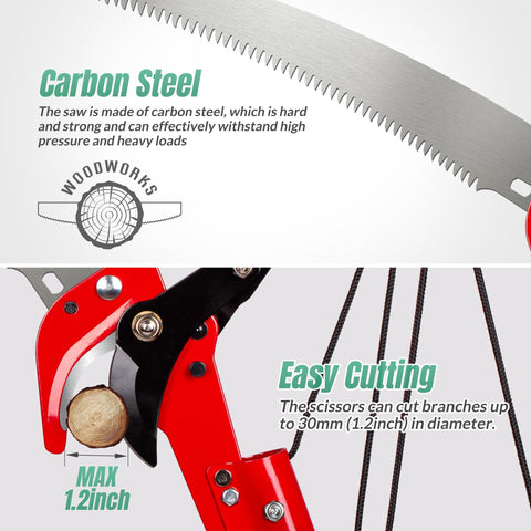 Suchtale detachable pole sections illustrate easy height adjustment