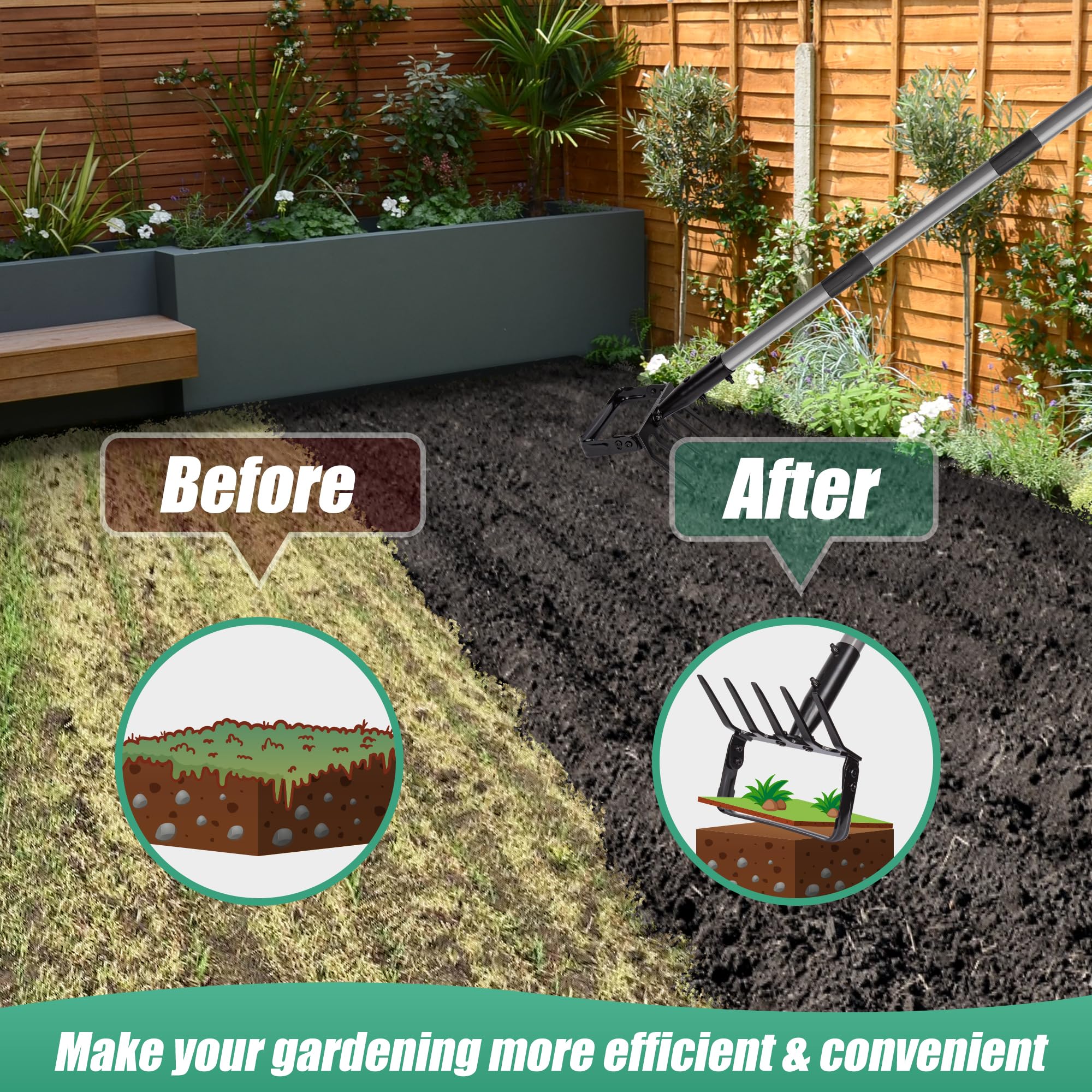 Suchtale ergonomic garden tool emphasizing balance and control