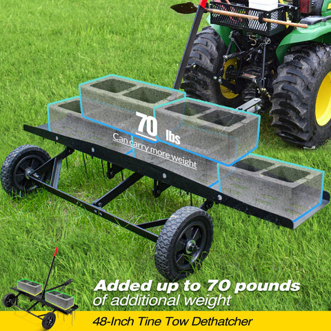 Suchtale lawn care attachment packaging shows components and safety notes