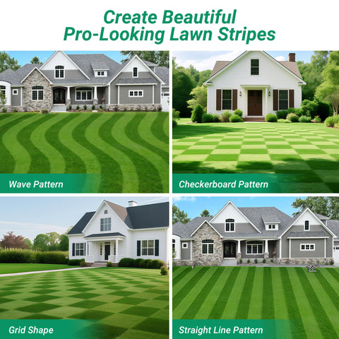Suchtale lawn striping kit compact-storage allows removing roller for cleaning
