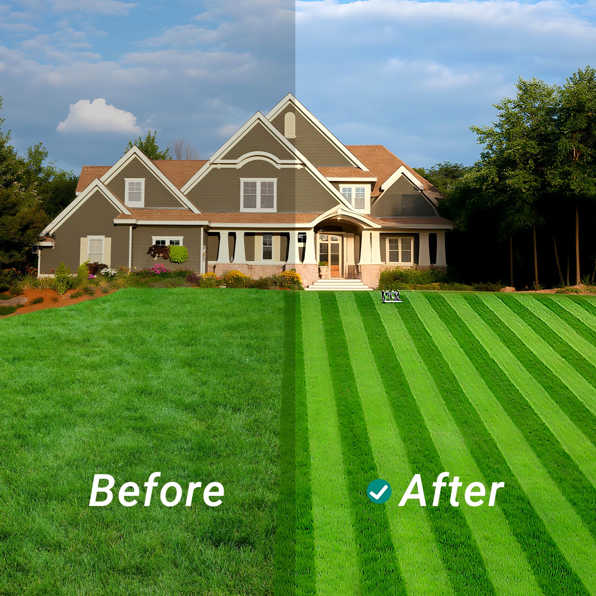 Suchtale lawn striping kit mower-compatibility ensures fitting diverse models