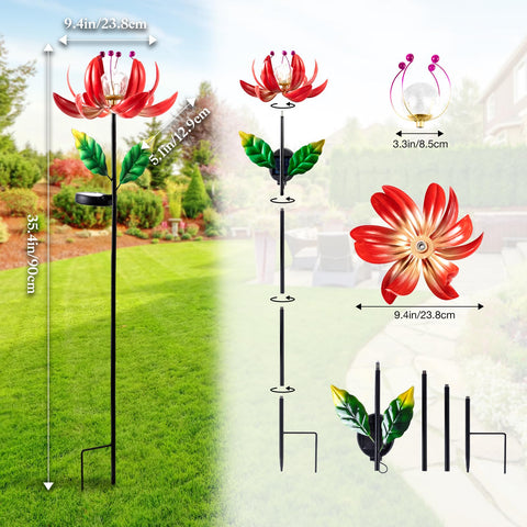 SUCUY IP65 waterproof wind spinner endures rain and snow