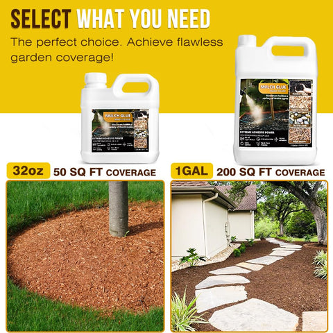 Sudale Mulch Glue layers drying as the surface sets evenly.