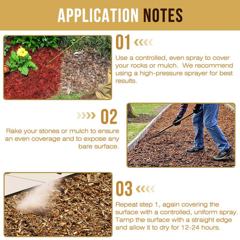 Sudale wood-chips-stabilizer secures decorative chips with less maintenance.