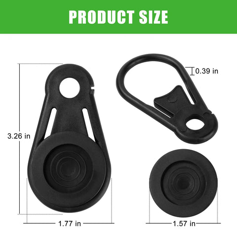 Sudopru garden netting clip ideal for anti-bird netting and agriculture nets.