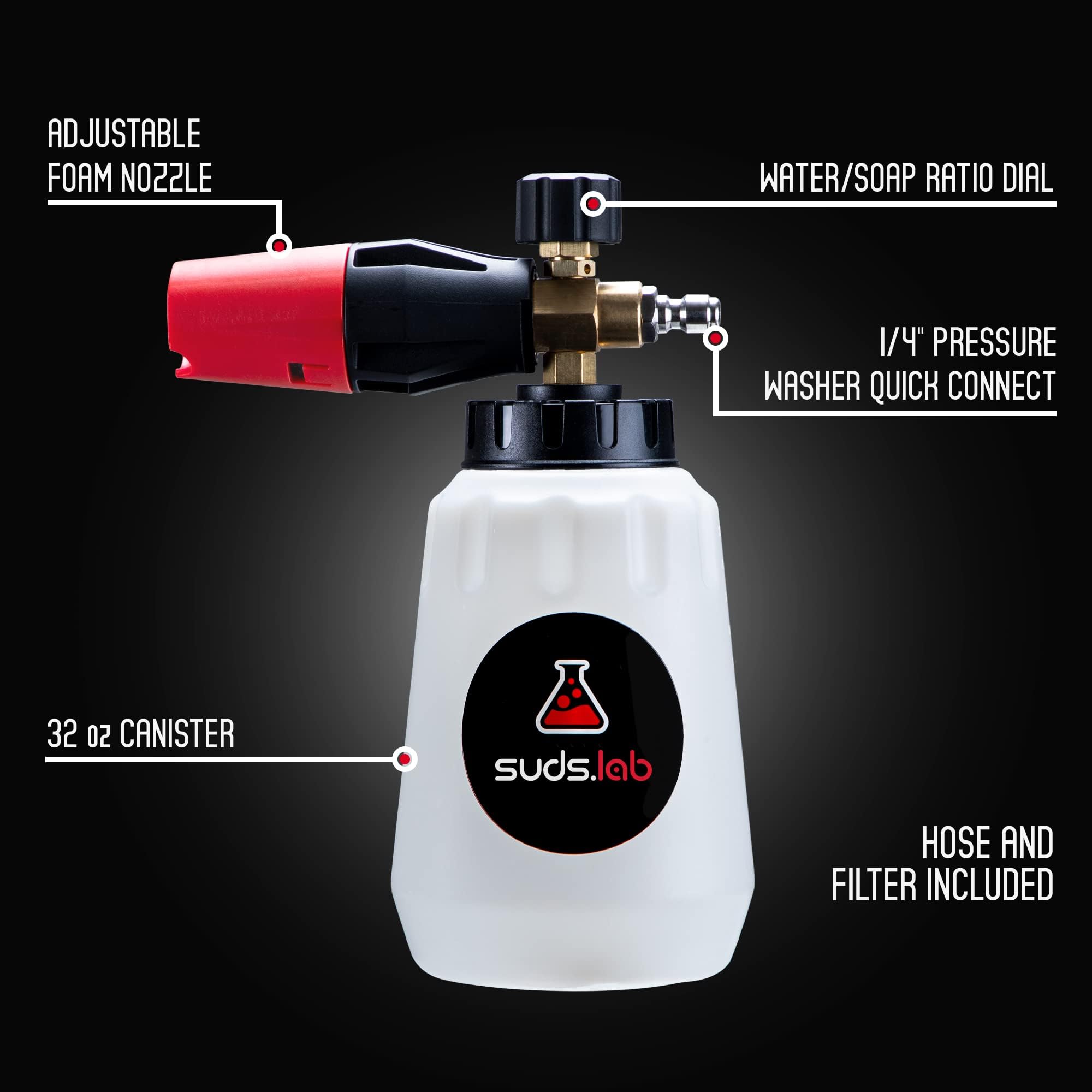 Suds Lab F1 installs fast with no tools required