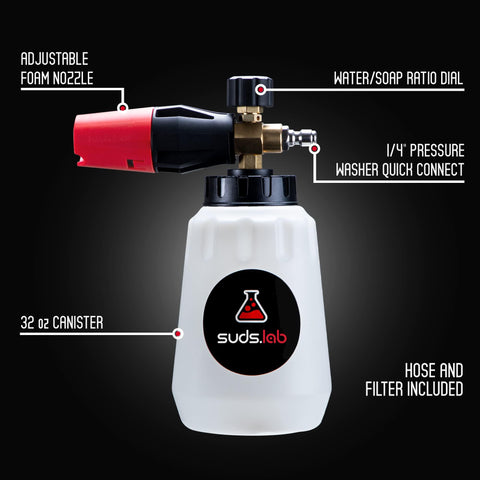 Suds Lab F1 installs fast with no tools required