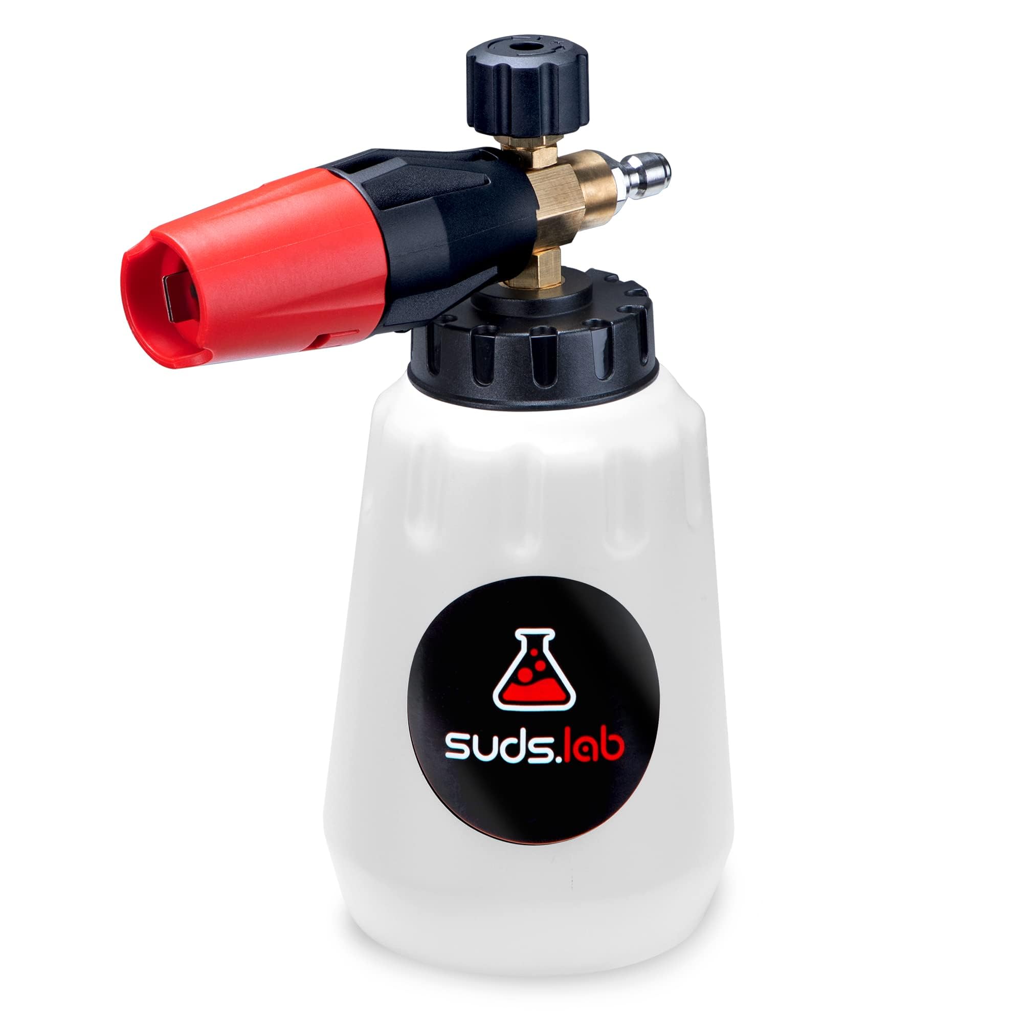 Suds Lab F1 creates a foamy rinse to finish your car detailing