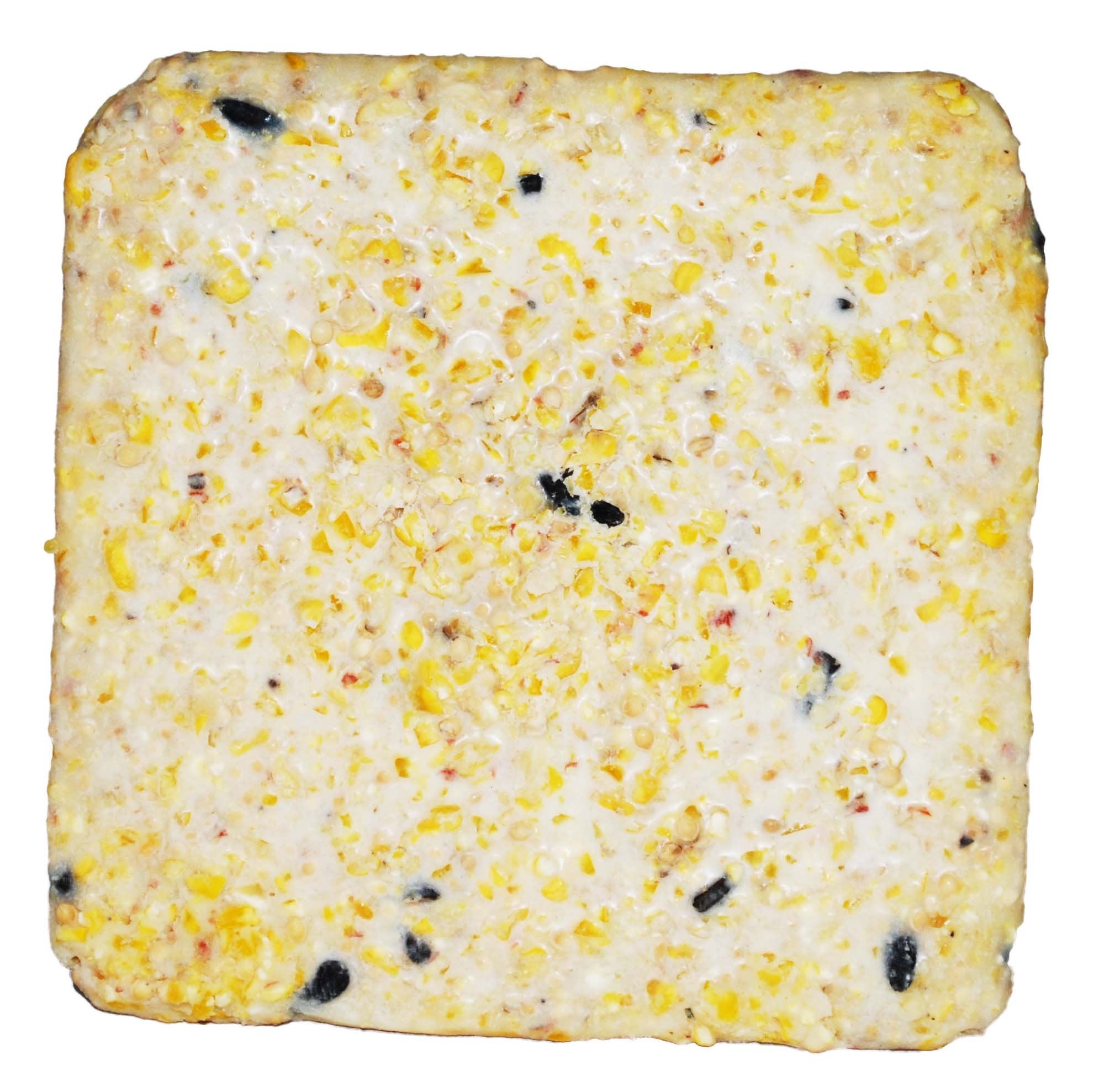 Suet Cake 12-Pack with easy-open packaging supports mess-free refills.