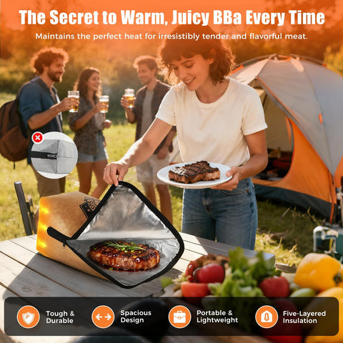 Sufkodu easy cleanup with wipe-down or quick wash after grilling