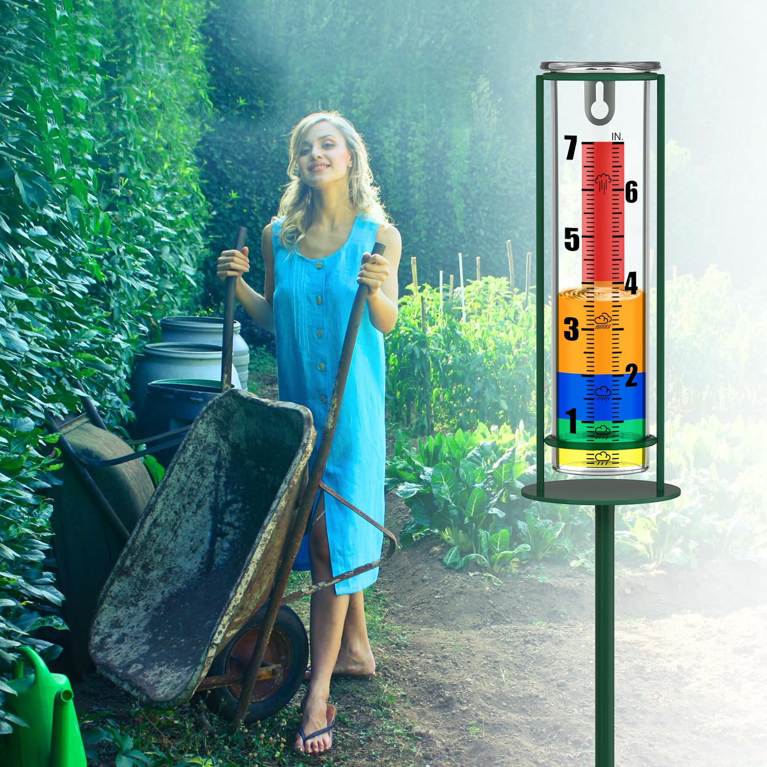 Suggant gift-ready rain gauge package ideal for plant lovers