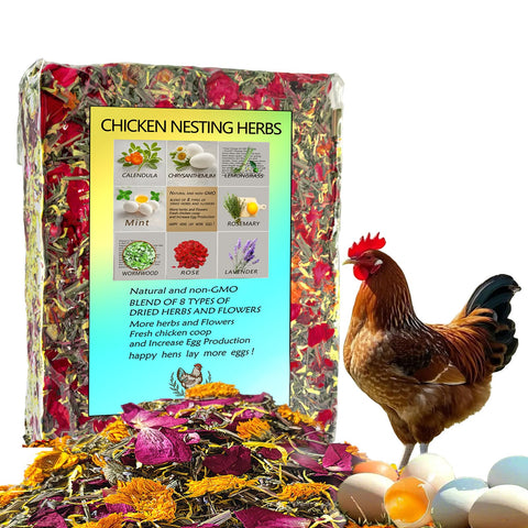 Suicatene premium chicken nesting herbs packaging shows vacuum-sealed freshness for months.