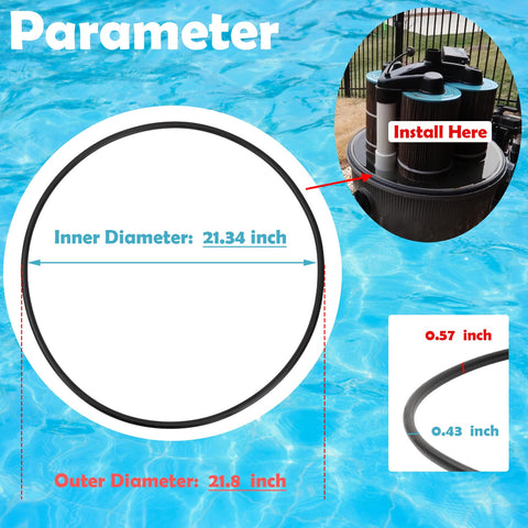 SuiTool Jandy CL340/460/580 O-ring fit ensures precise seal