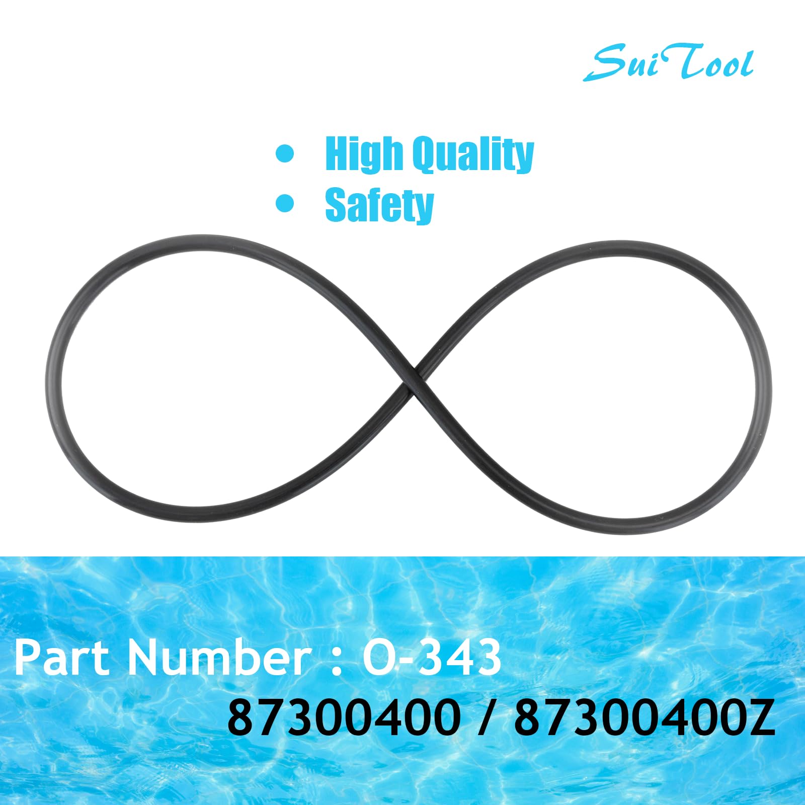 SuiTool O-Ring fits Pentair CC50 and CC75 cartridges with snug fit