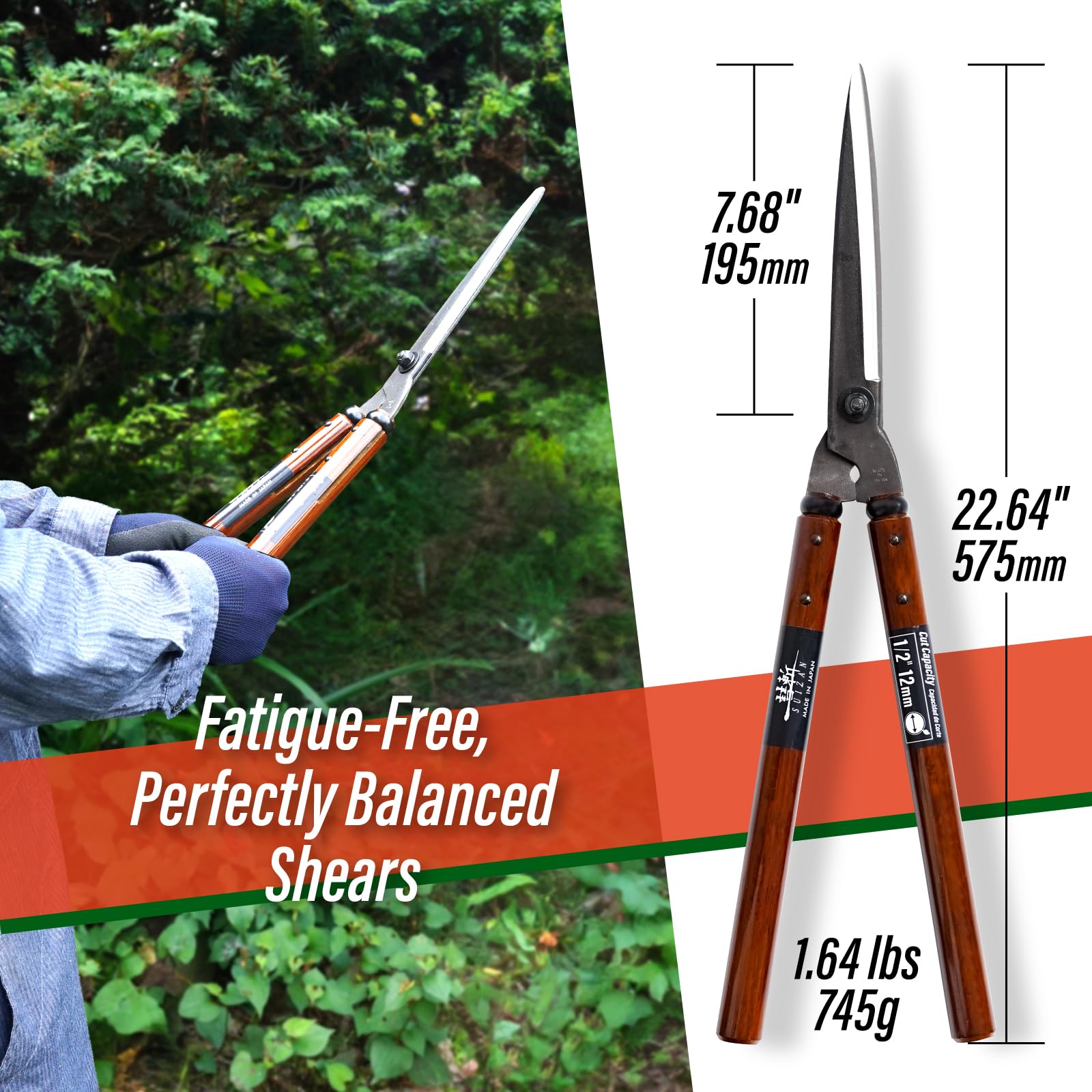 SUIZAN durable garden tool in action for daily outdoor use.