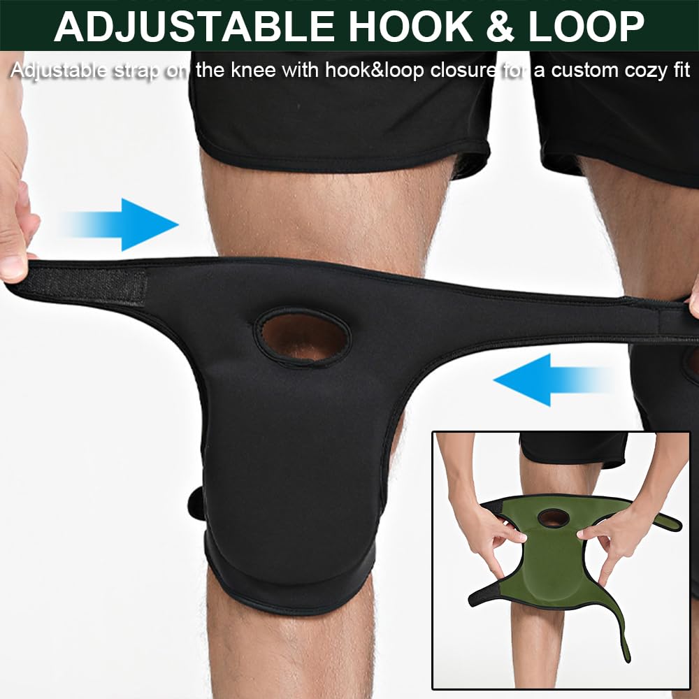 SUJAYU memory foam knee pad cushion absorbs pressure during long kneeling tasks.