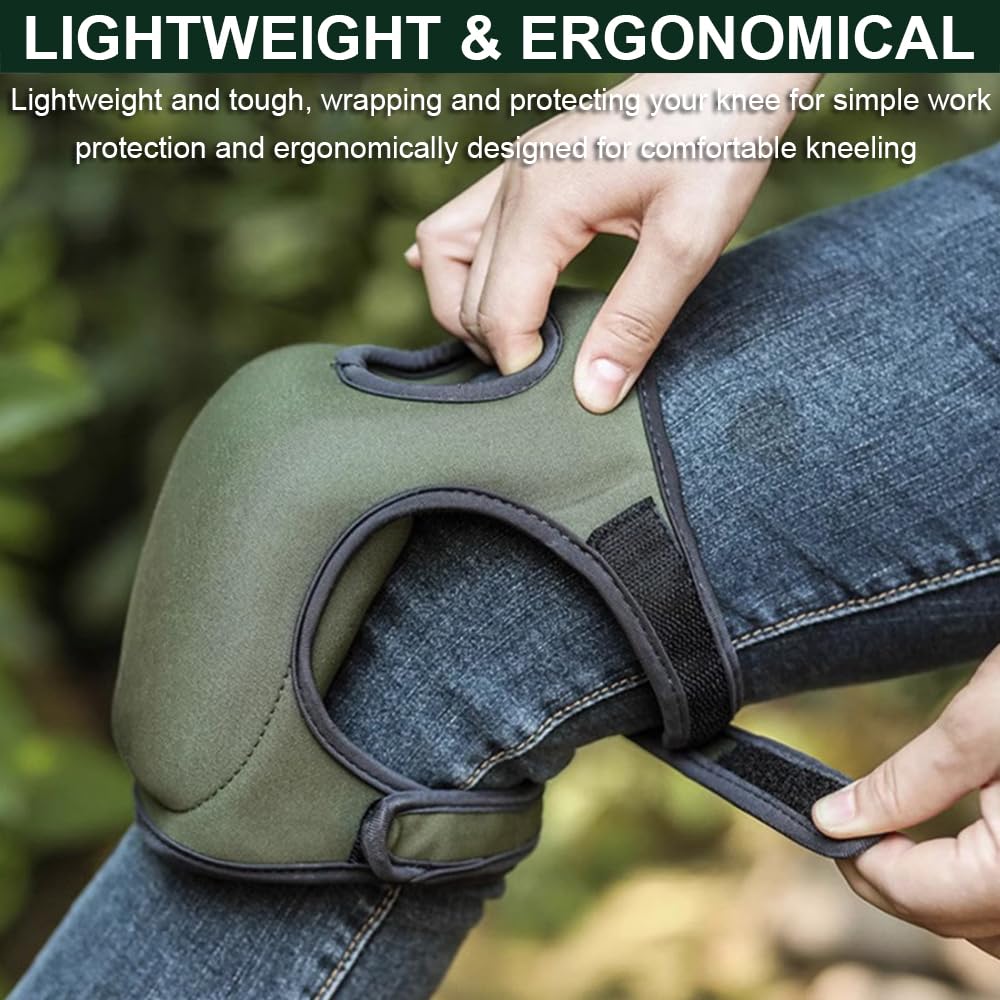SUJAYU anti-slip knee pads prevent movement on hard floors during work.
