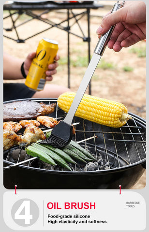 SUJAYU silicone basting brush ideal for sauces and marinades