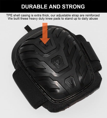 SUJAYU Work Knee Pads with adjustable strap for secure, customized fit