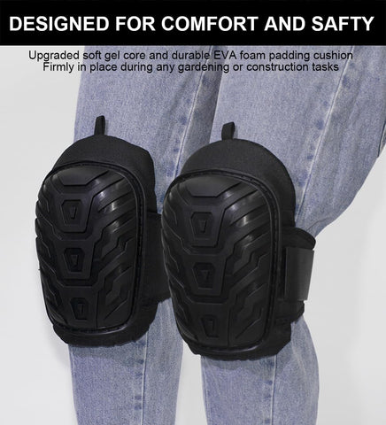 SUJAYU Work Knee Pads built with durable PVC and reinforced stitching for heavy use