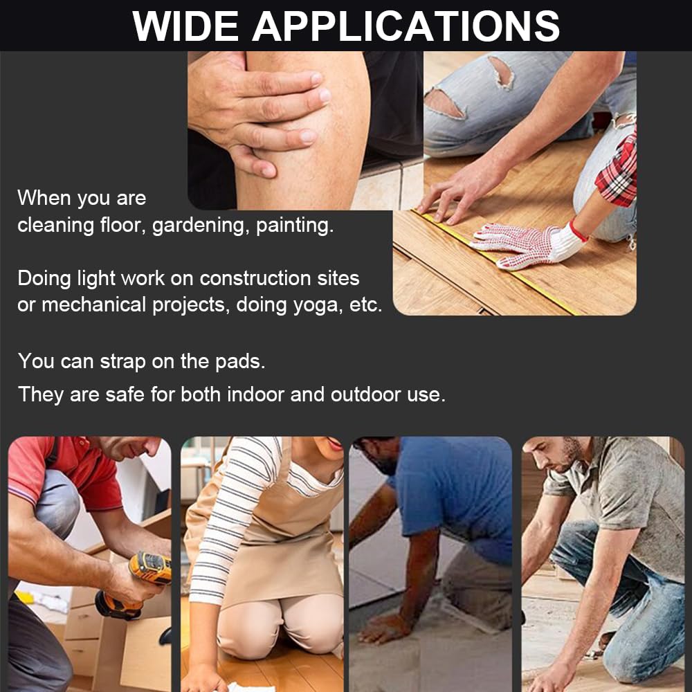 SUJAYU Work Knee Pads versatile for gardening, roofing, cleaning and more