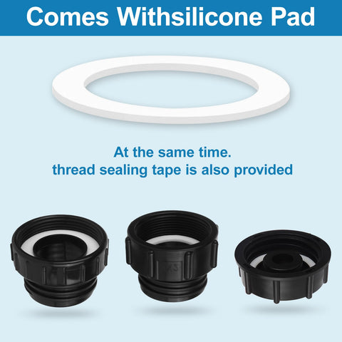 SUKABU silicone gasket and sealing tape add leak protection.