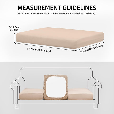 SUKAIKEQA waterproof patio cushion covers protect cushions from rain.