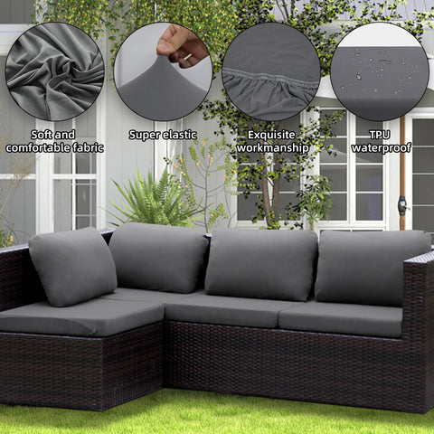 SUKAIKEQA color and pattern options for coordinating outdoor decor.