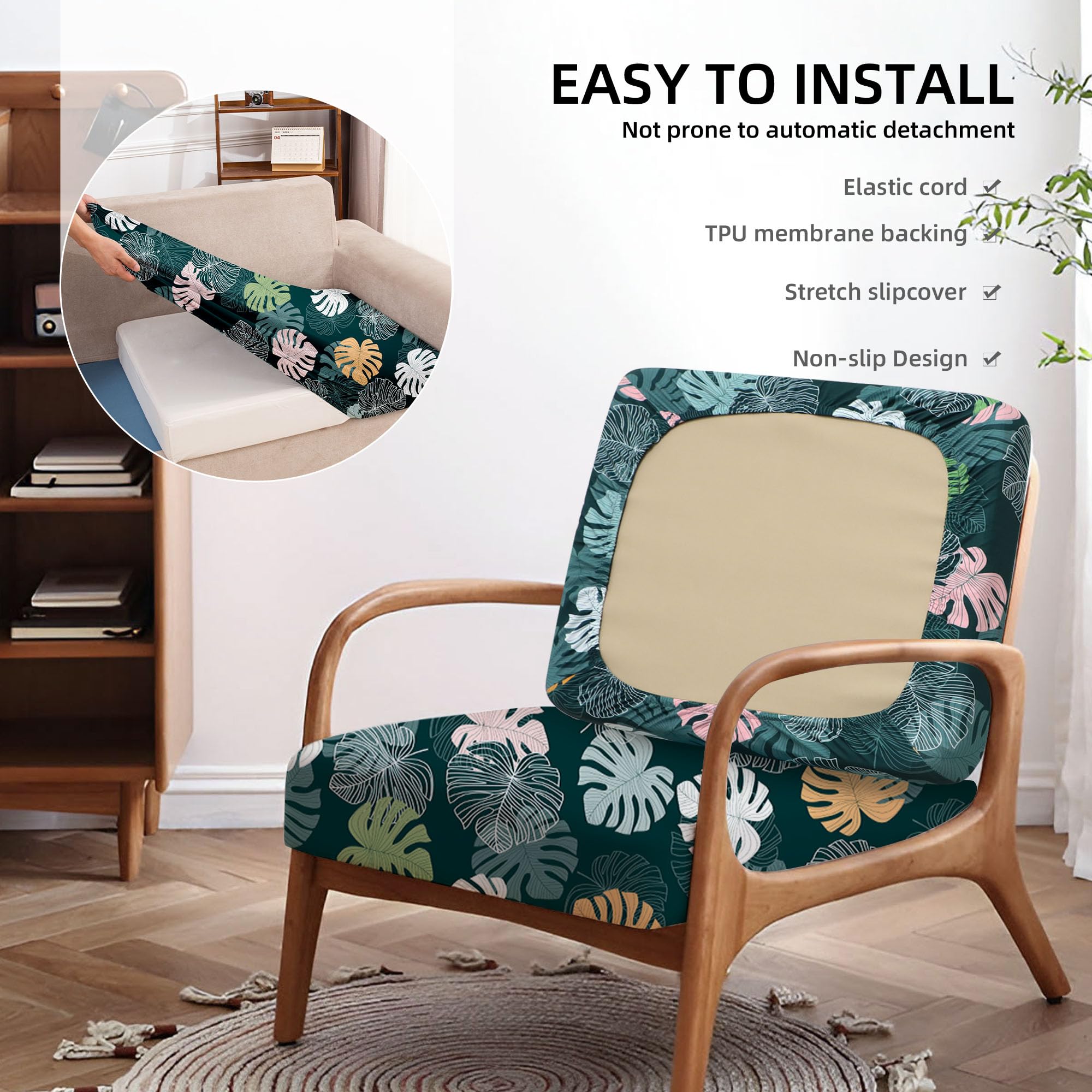 SUKAIKEQA durable outdoor fabric cushions ready for easy care.