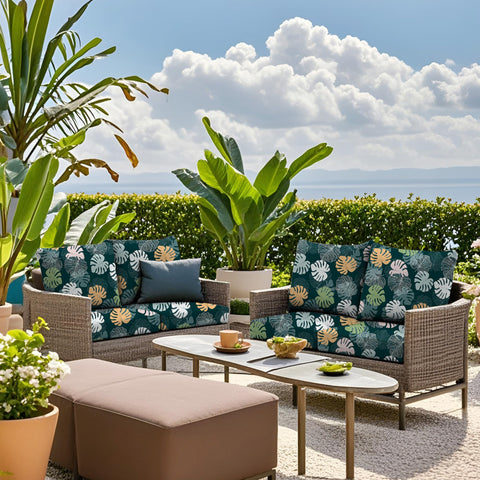 SUKAIKEQA outdoor cushion covers ready for seasonal storage refresh.