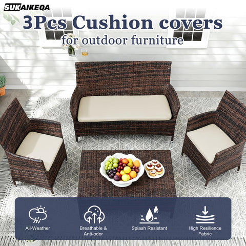 SUKAIKEQA waterproof shell dries cushions quickly after rain.