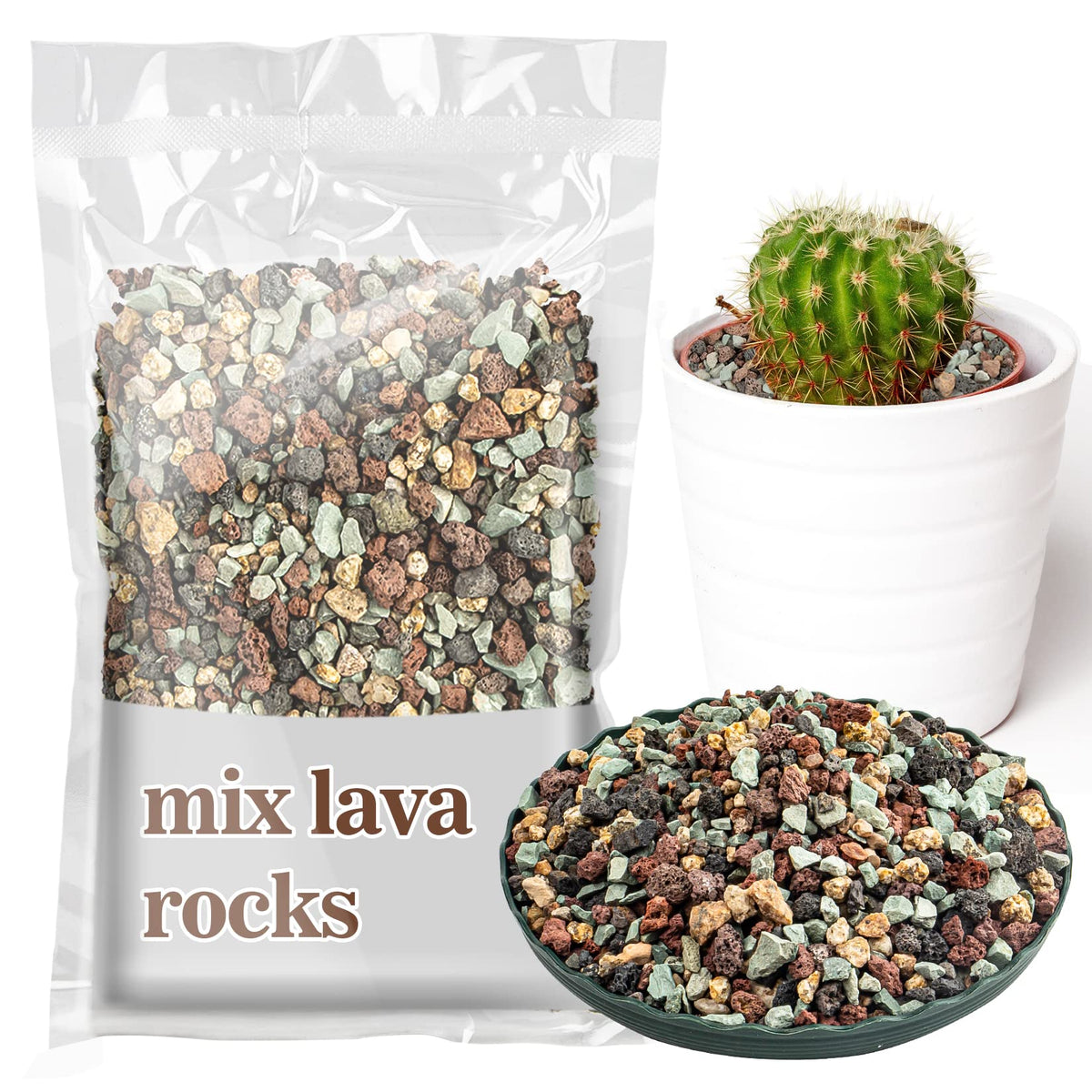 Sukh bonsai mix lava rocks 5-10mm for drainage and airflow in pots.