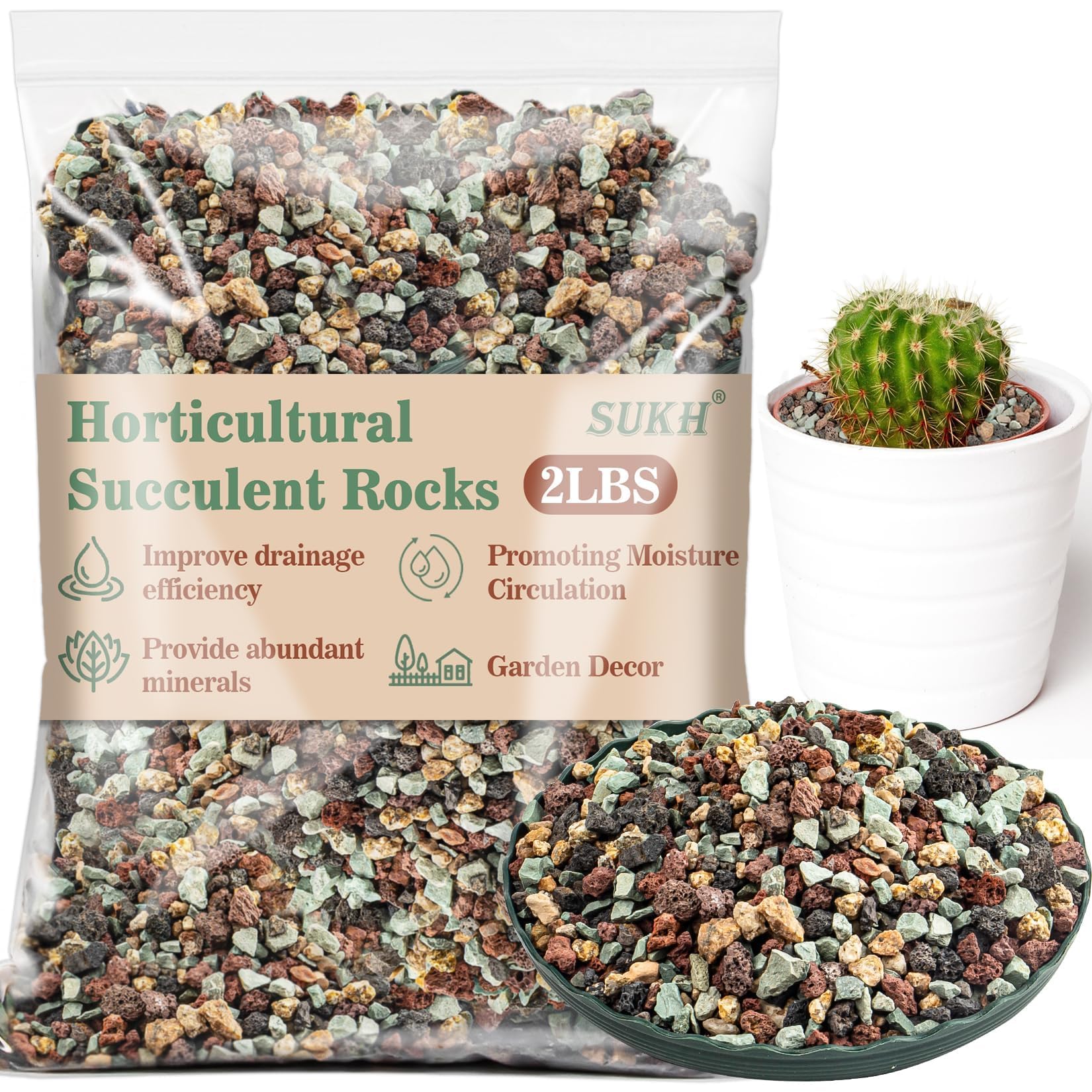 Sukh bonsai soil mix 5-10mm supports healthy roots with balanced drainage.