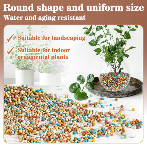 Sukh clay pebbles durable, decorative, and easy to clean indoor decor